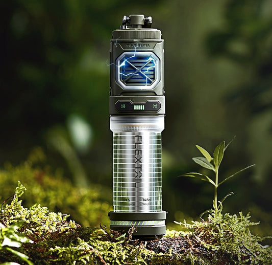 FLEXTAIL™ Lámpara Repelente de Mosquitos Inteligente – Colgante, LED y Ultra Portátil para Camping