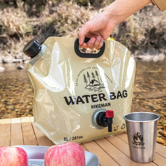 Bidón de Agua Flexible 8L – Ideal para Camping, Liviano, Resistente y Compacto