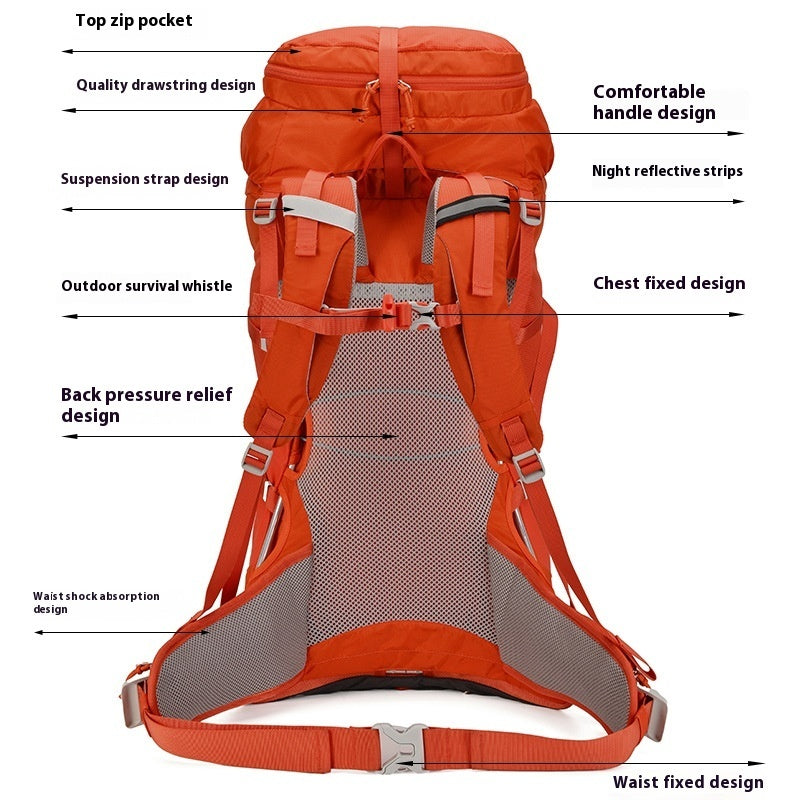 Mochila Táctica Outdoor Ultra Liviana - Peso Récord de 1.5 kg.