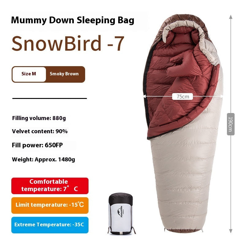 Saco de Dormir Premium Naturehike Snowbird – Confort Térmico Extremo en Cada Gramo